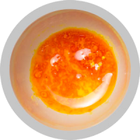 Sample with sulfuric acid